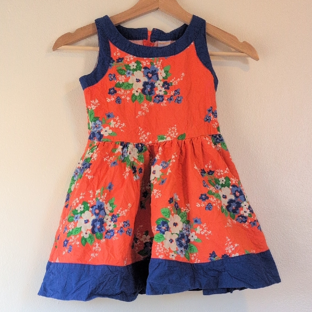 Gymboree Orange Floral Dress